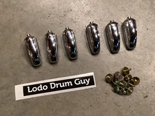 (6) TAMA SwingStar Tom Drum Lugs Casings for Tom Drum LIGHT SCRATCHES #LS8