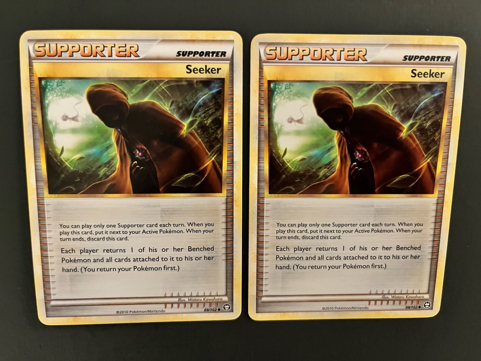 2x SEEKER 88/102 HeartGold SoulSilver TRIUMPHANT POKEMON -Uncommon Regular NM
