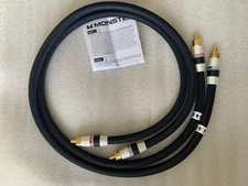 0.75m Monster cable M Series M1000 MKII stereo audio RCA interconnect cable