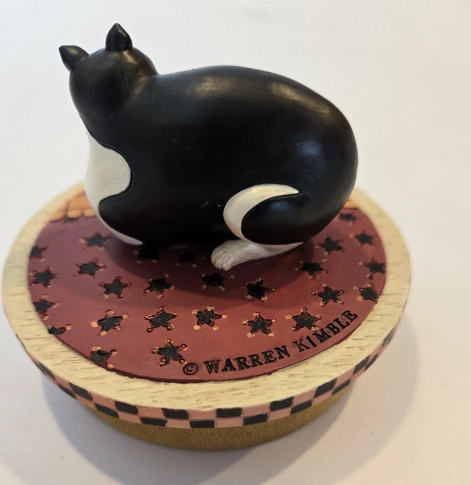 Yankee Candle Warren Kimble caprichoso gato grasa candelabro para apertura de tarro de 3” Foto 2 de 3