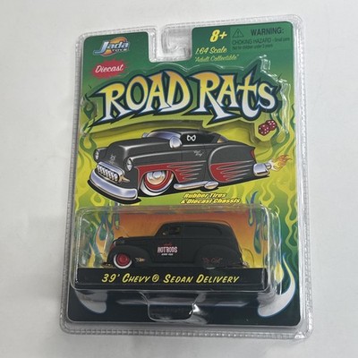 Jada 39' 1939 Chevy Sedan Black Panel Delivery Road Rats Hot Rod Chevrolet