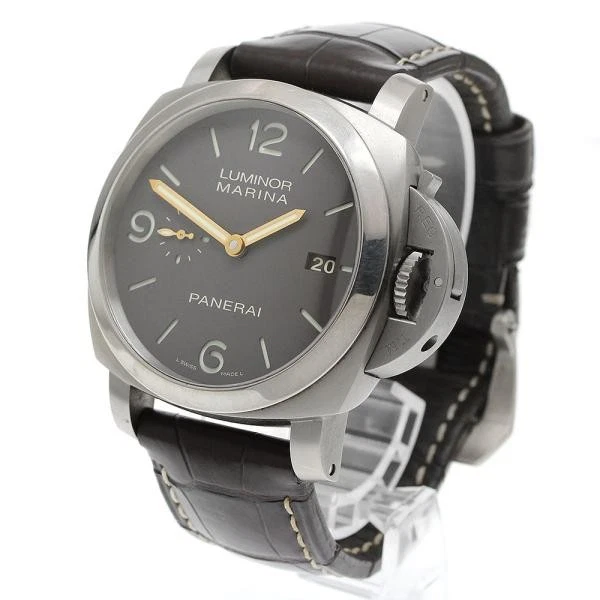 Panerai — Officine Panerai Luminor Marina 1950 PAM00351 45mm Ti Automatic Watch #C3437