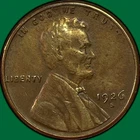 1926-S Lincoln Wheat Cent Extremely Fine XF Coin, Cleaning #40293