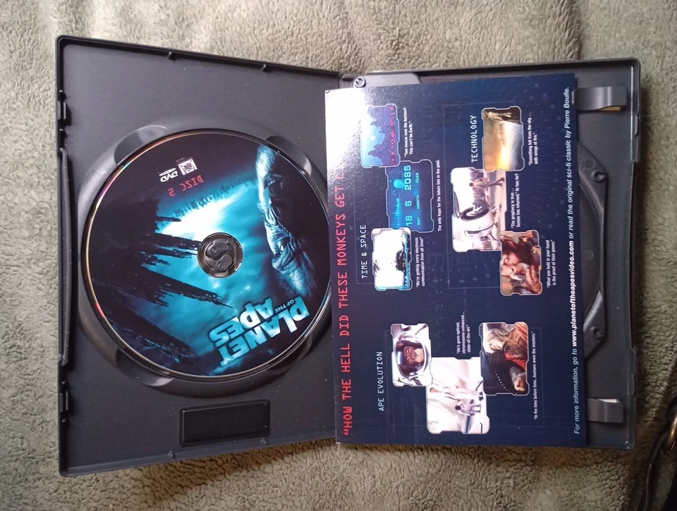 Planet Of The Apes DVD - Includes Special Features W/ Mark Wahlberg  - Image 4 of 4