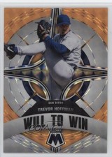 2022 Mosaic Will to Win Fluorescent Orange Prizm /99 Trevor Hoffman HOF 1ob0