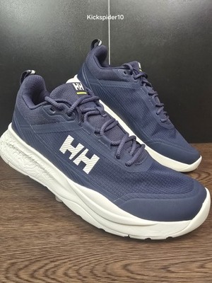 Helly Hansen Crew Low Sailing Shoes - Men's Navy/White Size 8.5 Grip & Comfort 