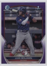 2023 Bowman Chrome Prospects Purple Refractor /250 Juan Benjamin #BCP-151 10y3