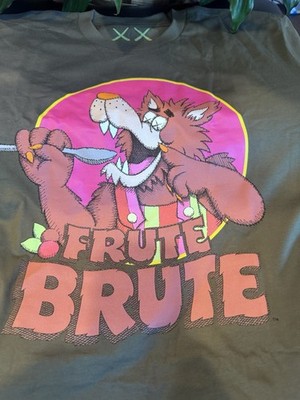 Kaws Monster Cereals FRUTE BRUTE Full Figure  Brown T-Shirt Large General Mills