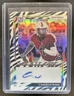 2022 Leaf Metal Draft Caleb Williams Portrait Auto Prismatic Zebra RC #/5