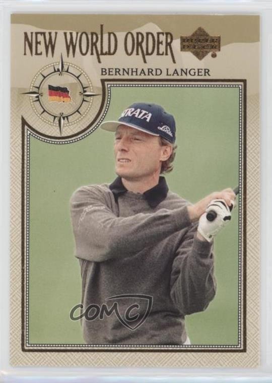2002 Upper Deck New World Order Bernhard Langer #71 0w8