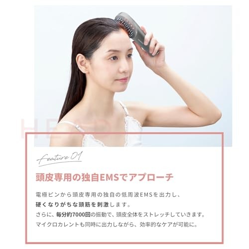 Ya-man Electric Brush Mise Scalp Lift Plus Facial Beauty Device EMS Lift Brush