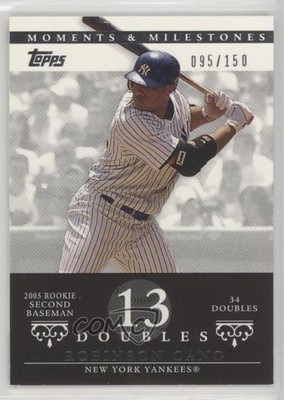 2007 Topps Moments & Milestones 95/150 Robinson Cano #157 q9p