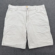 Carhartt Men's Chino Shorts 38 Khaki Relaxed Fit 9.5” Canvas Carpenter 102514
