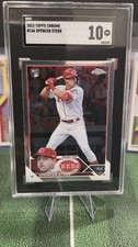Spencer Steer RC SGC 10 2023 Topps Chrome Cincinnati Reds #146 2593