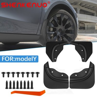 Mud Flaps for Tesla Model Y 2025 No Drilling Required Splash Guards