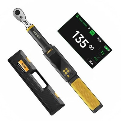 2025 New Digital Torque Wrench with Large Color Screen, 5-99.57Ft-lbs 1/2-Inch