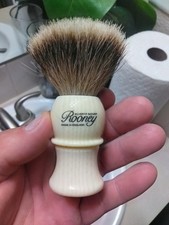 Rooney Script Silvertip Badger Shave Brush