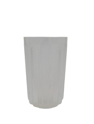 Lalique France Kristallbecher Jaffa satiniert Reliefglas signiert