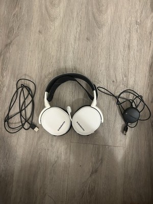 SteelSeries Arctis Wireless Gaming Headset White + USB Dongle PC PS4 PS5 