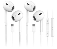 Antool USB C Headphones Ultra Clear Calls Earbuds Wired Iphone Android Samsung