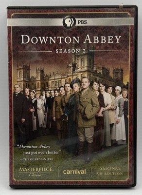 Downton Abbey Season 2 DVD Widescreen Original U.K. Edition Masterpiece Classic