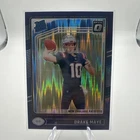2024 Panini Donruss Optic - Rated Rookie Drake Maye #229 Purple Shock Prizm (RC)