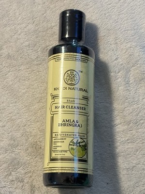 Khadi Natural Amla & Bhringraj Shampoo/Cleanser 210ml  Exp 2028
