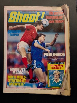 Shoot Magazine Comic, 6th November 1982, Football, IPC Magazines.