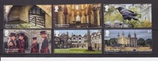 GB SG 5205-5210 MNH MINT STAMP SET 2024 KCIII TOWER OF LONDON SINGLES