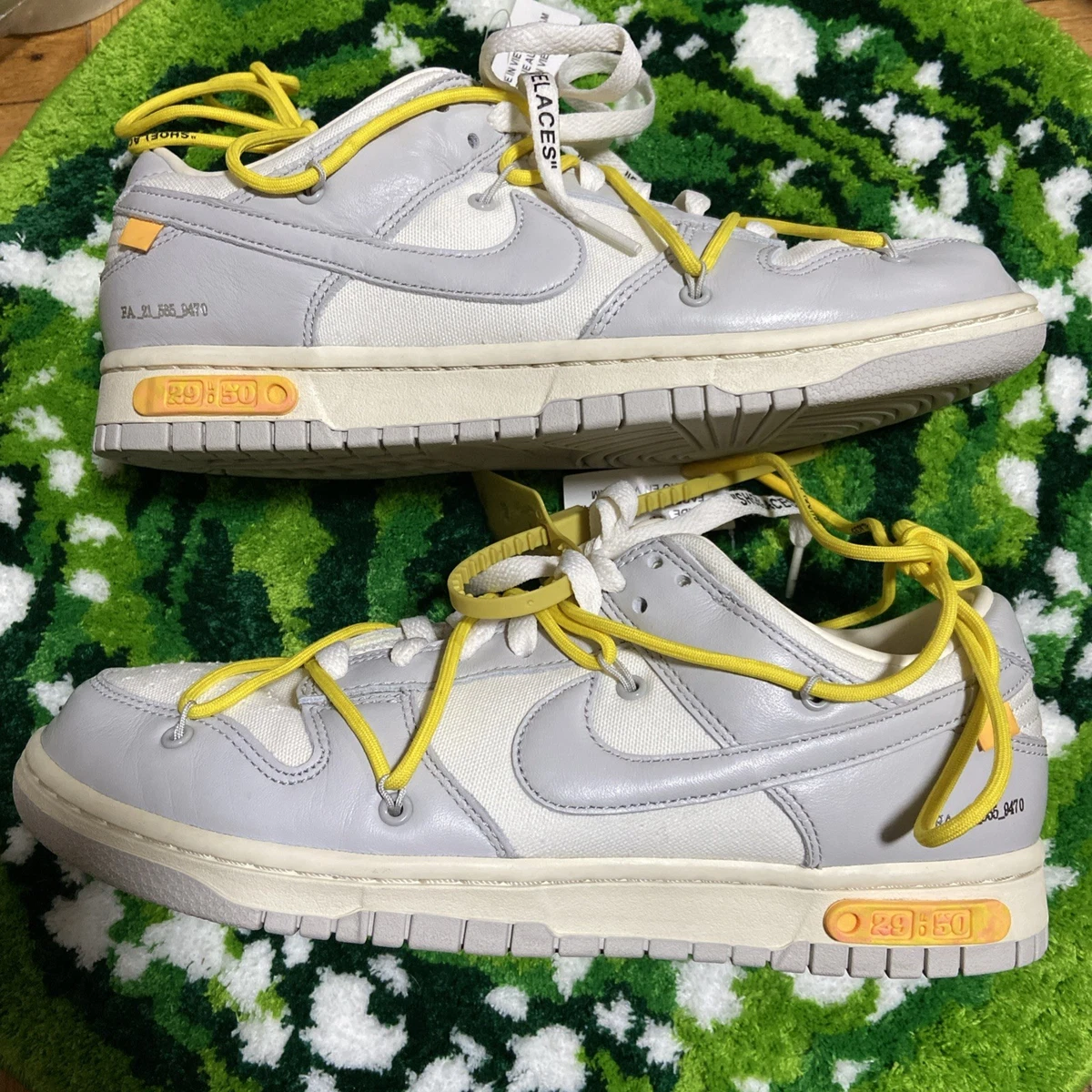 29㎝ US11 NIKE DUNK LOW LTHR/OW off white ナイキ オフホワイト 