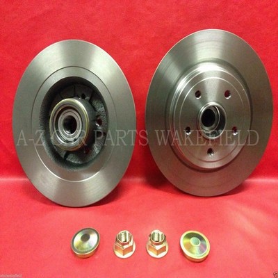 Für Renault Laguna MK3 1.5 2.0 3.0 GT DCI TCE Bremsscheiben + Lager hinten ABS