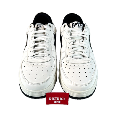 JJJJound x A Bathing Ape BAPE Bapesta White Navy - Size 8