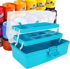 ASelected 3 Layer Craft Storage Box 3 Layers Plastic Cantilever Craft Box Medic
