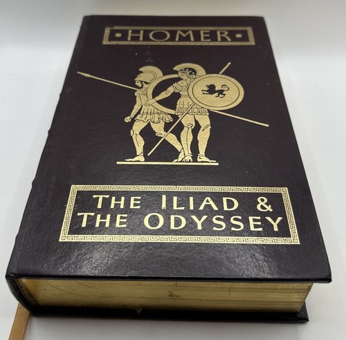 Homer: The Iliad/The Odyssey. Barnes & Noble Books 1999 Hardcover Gilded Edges - Picture 3 of 8