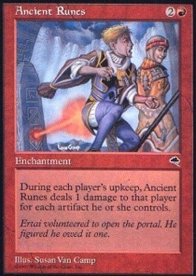 1x Ancient Runes Heavy Play MTG Magic - Kid Icarus -