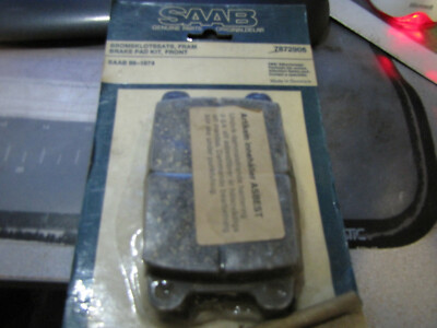 New OE Saab 99 Brake Pads Set 4 piece Pad Set 7872906 Fits 1969 to 1974