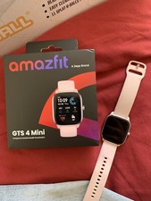 Amazfit GTS 4 Mini 41.8mm Black Case with Black Silicone Band W2176OV1N 