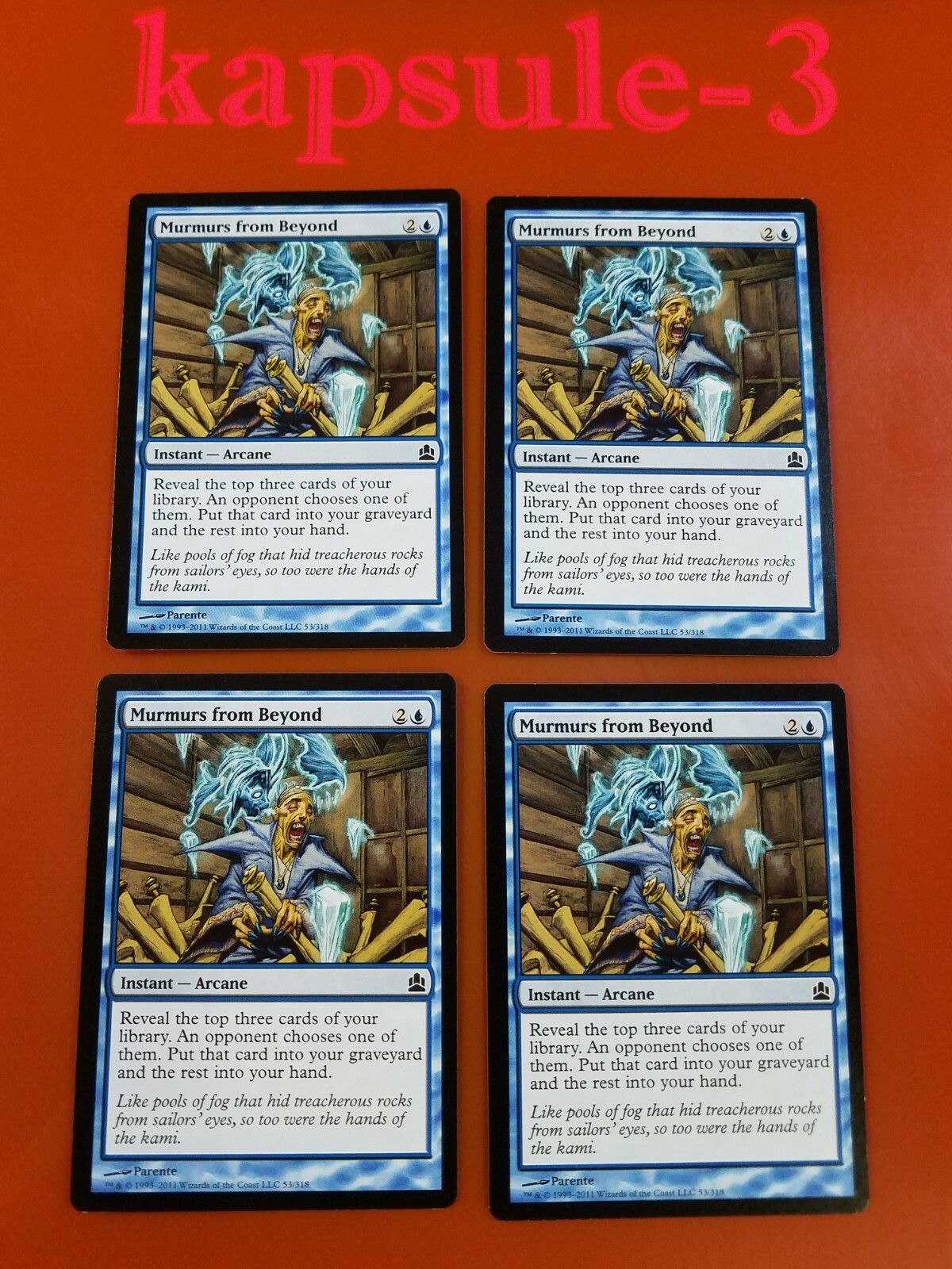 4x Murmurs from Beyond | Commander | MTG Magic The Gathering Cards