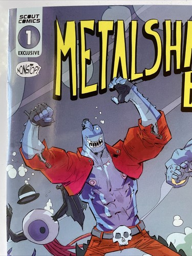 Metal Shark Bro #1 • Comictom101 EXCLUSIVE Scout Comics! - Picture 3 of 16