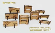 Infinity the Game Scatter Terrain for any 28mm Miniature games MDF Terrain