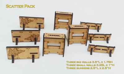 Infinity the Game Scatter Terrain for any 28mm Miniature games MDF Terrain