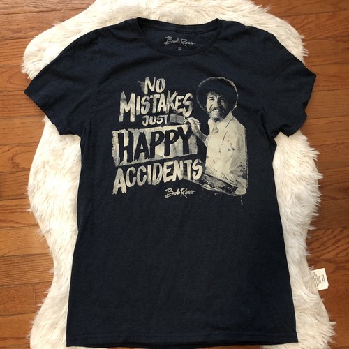 Happy Accidents T-Shirt Blue Sz S 