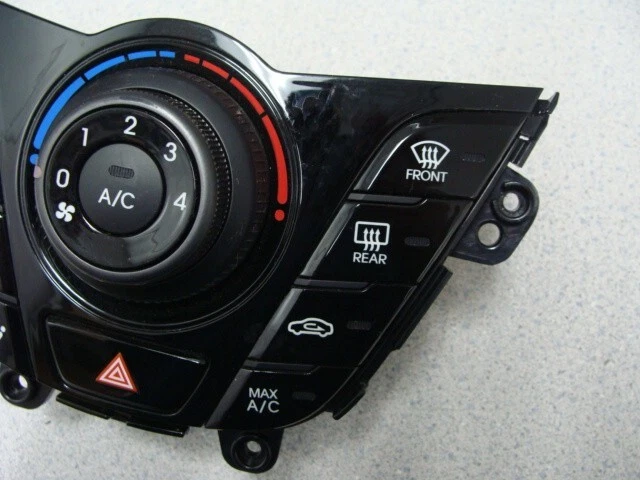 Hyundai Veloster 2012-2017 calentador aire acondicionado control climático manual brillante Foto 3 de 4