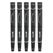Dual Touch Midsize Black Putter Grip Front Pistol Tour Style Design - 5 Pack