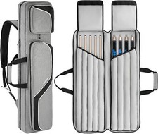 4x5 Pool Cue Case Billiard Pool Cue Stick Carrying Case Bag with Shoulder Straps