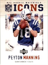 2005 Upper Deck Rookie Materials Icons #IC-2 Peyton Manning Indianapolis Colts