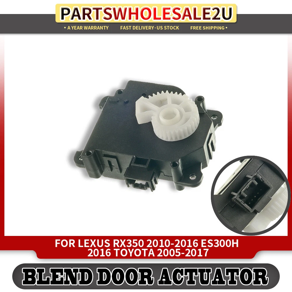 Temperature Actuator GOOACC HVAC Blend Door Actuator 604-906 For