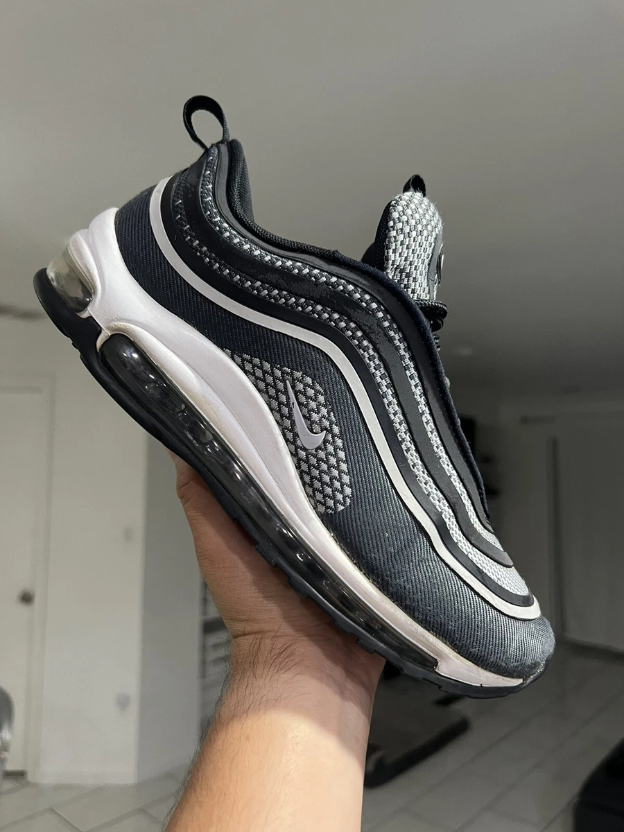 pista luego creciendo Nike Air Max 97 Ultra Black White Silver Running Shoes 917704-003 US Women  Sz 8 | eBay