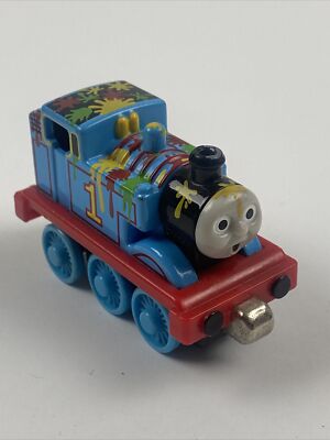 Paint Splatter Thomas Train Metal Diecast Take Along N  Play 2002 Learning Curve