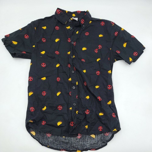 Marvel Deadpool Mens button-down shirt 